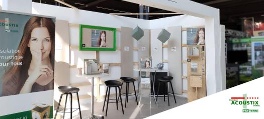 Acoustix Pan-Terre au salon Bois et Habitat 2022