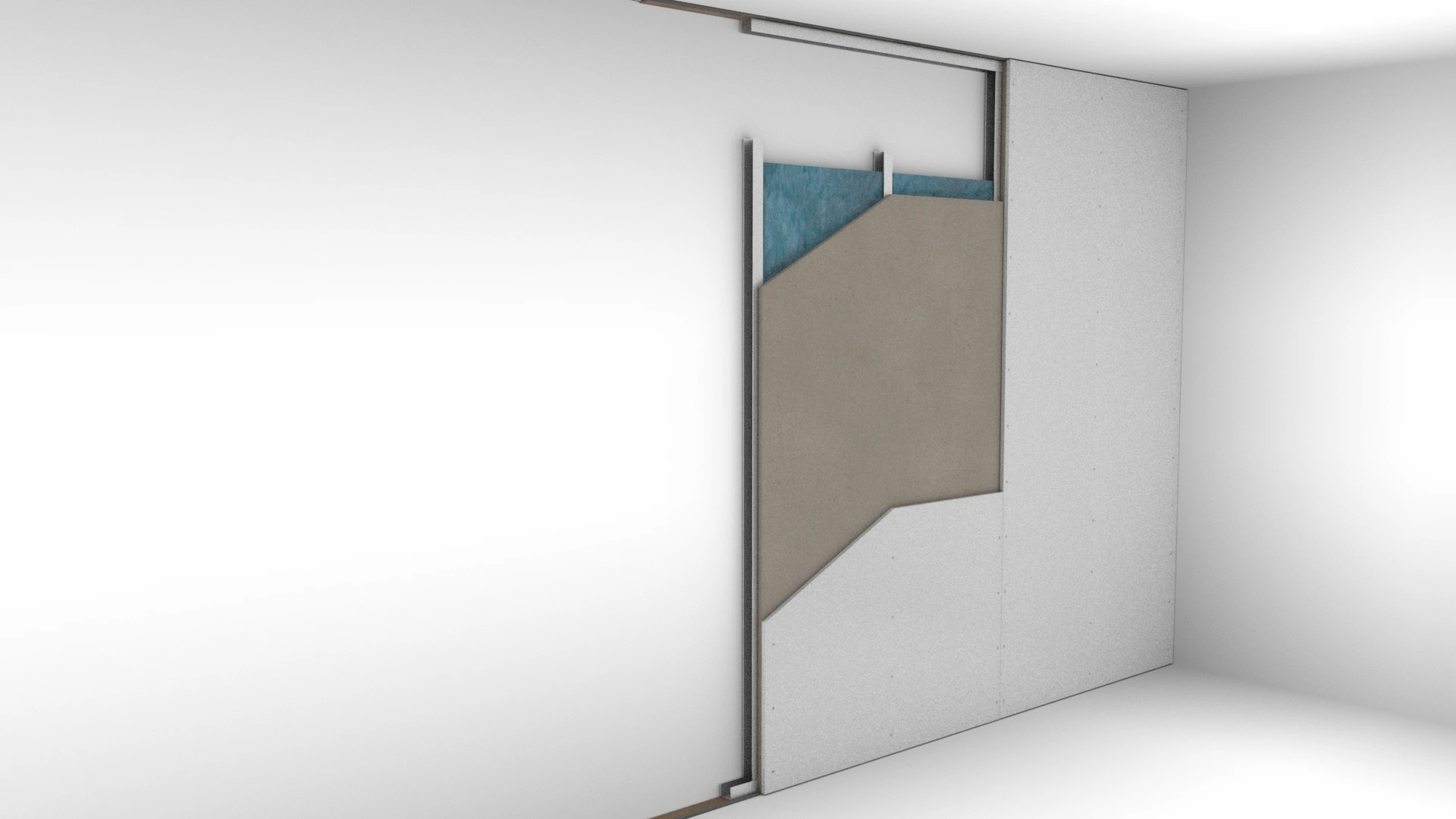 Installation de panneaux isolation acoustique au mur