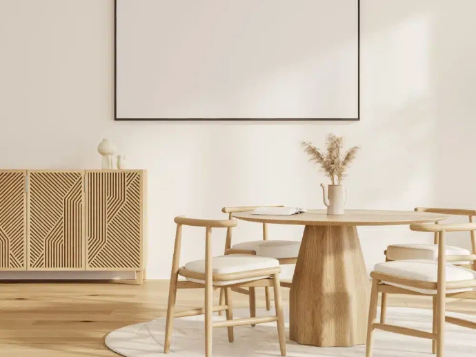 Tableau acoustique décoratif blanc