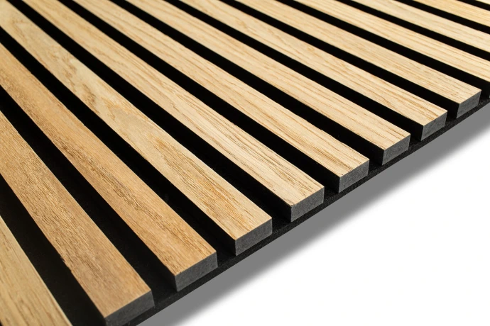 Panneau acoustique en lambris